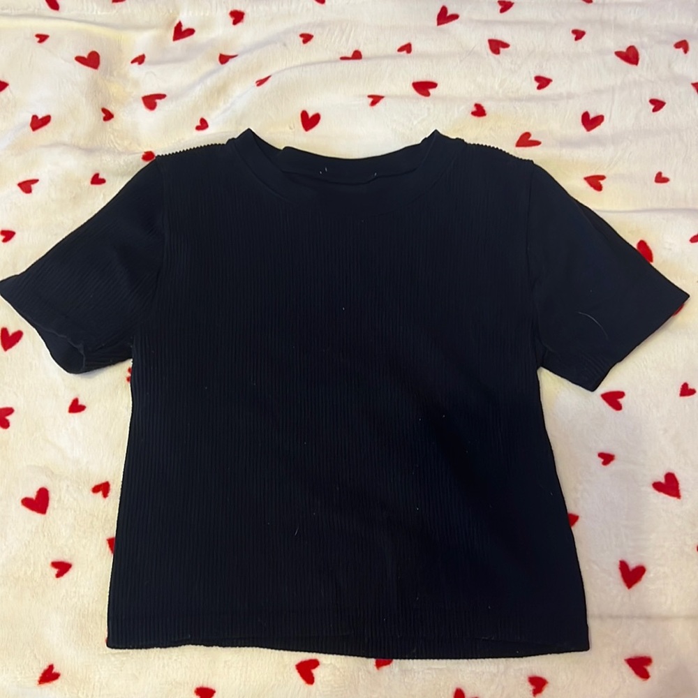 Black Crop Top